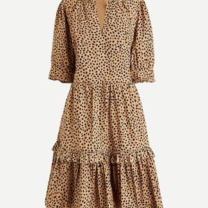 Leopard Print Midi Dress